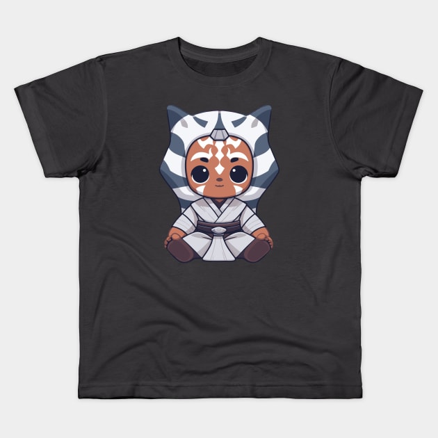 simple cute baby ahsoka Kids T-Shirt by whatyouareisbeautiful